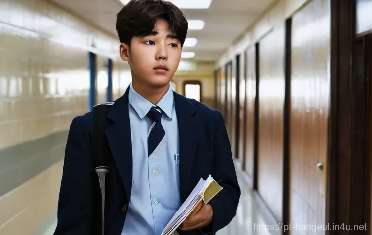 한글과 중고등학교 교육 - **Prompt for an image depicting a hagwon class:**
    "A vibrant and modern hagwon (private academy)...