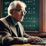 한글 문서에서 수식 입력 - **Prompt:** "A contrasting split image illustrating the evolution of formula editing. On the left si...